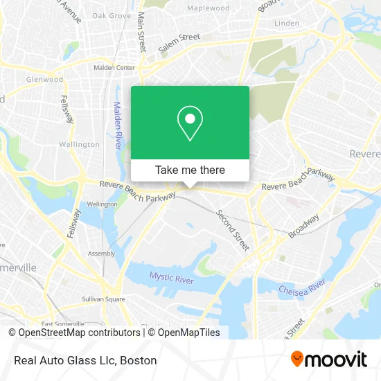 Real Auto Glass Llc map