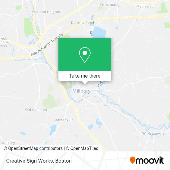 Creative Sign Works map