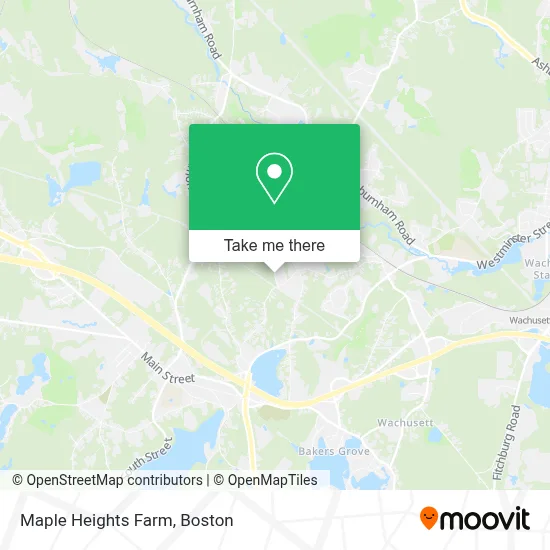 Maple Heights Farm map