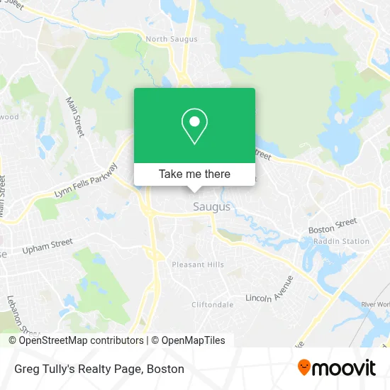 Greg Tully's Realty Page map