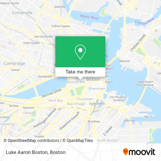 Luke Aaron Boston map