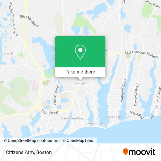 Citizens Atm map