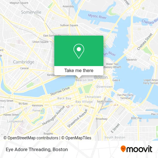 Eye Adore Threading map