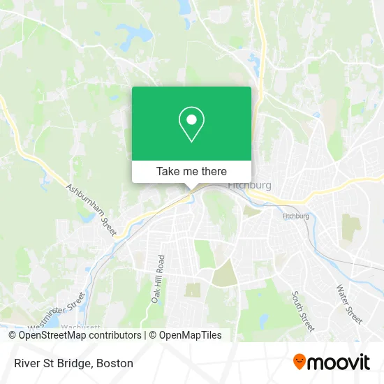 River St Bridge map