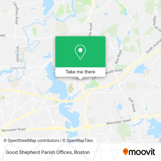Good Shepherd Parish Offices map