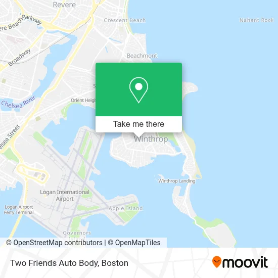 Two Friends Auto Body map