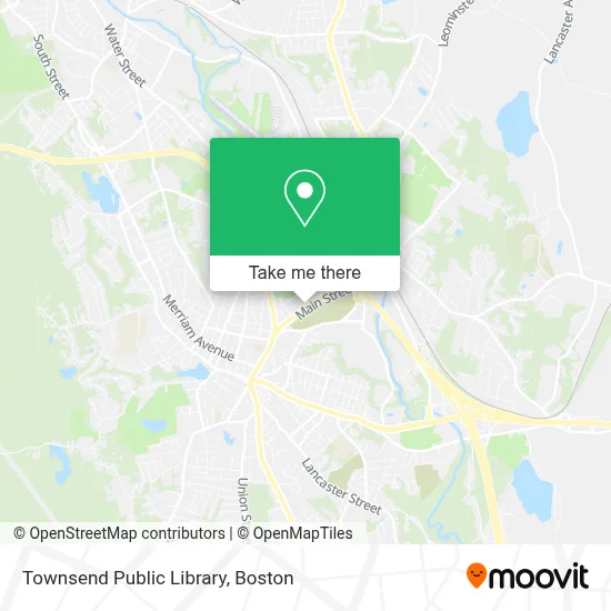 Townsend Public Library map