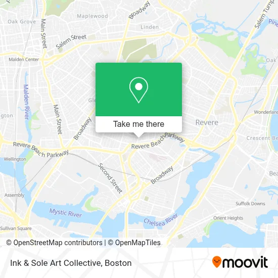 Ink & Sole Art Collective map