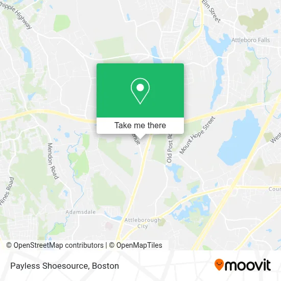 Payless Shoesource map