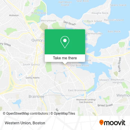 Western Union map
