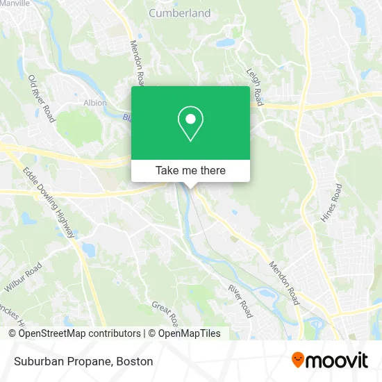 Suburban Propane map