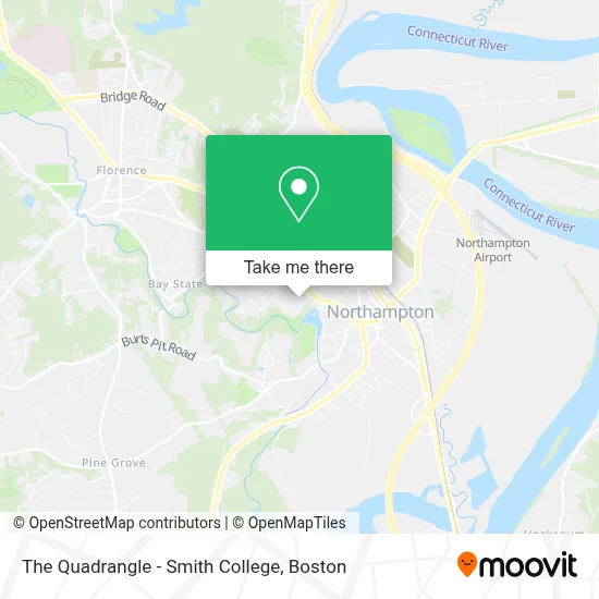 The Quadrangle - Smith College map