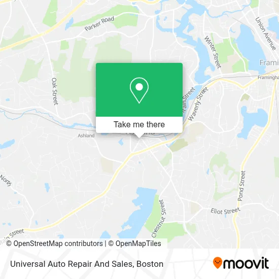 Universal Auto Repair And Sales map