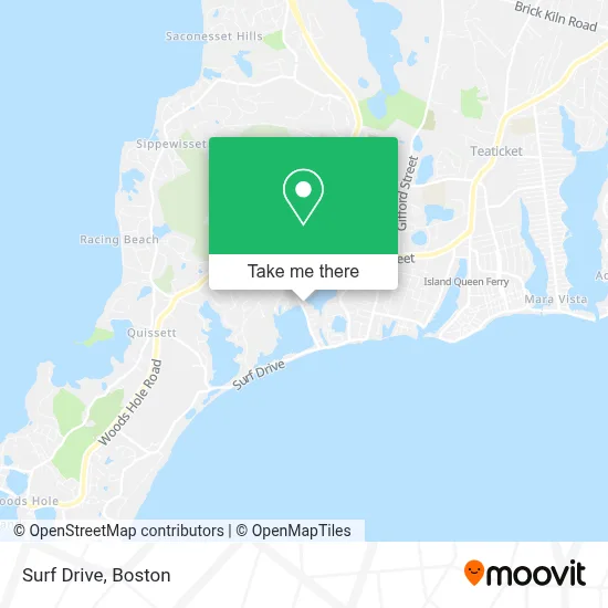 Surf Drive map