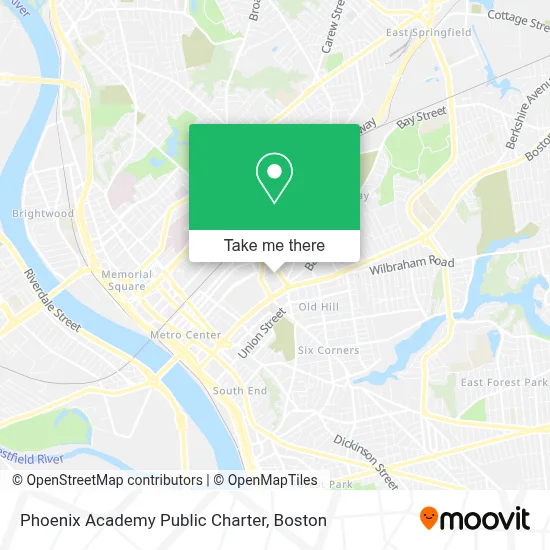 Phoenix Academy Public Charter map