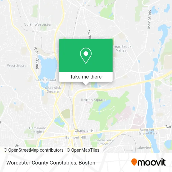 Worcester County Constables map