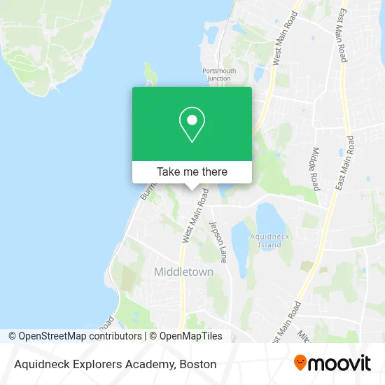 Aquidneck Explorers Academy map