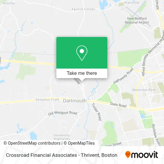 Crossroad Financial Associates - Thrivent map