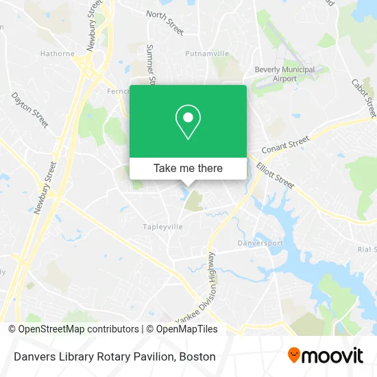 Danvers Library Rotary Pavilion map