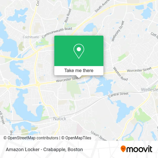 Amazon Locker - Crabapple map