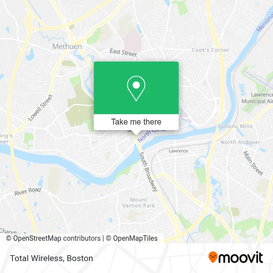 Total Wireless map