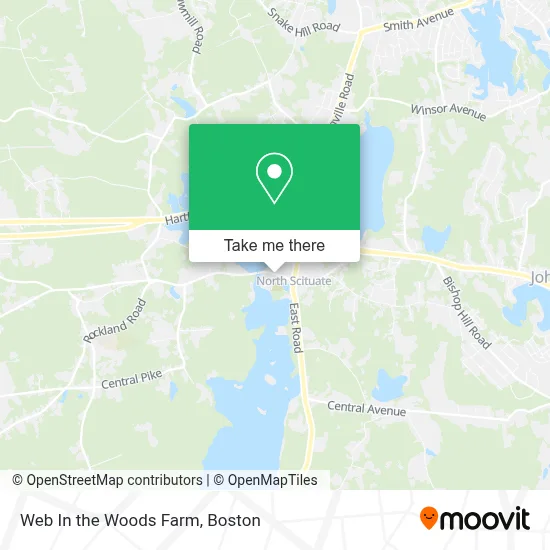 Web In the Woods Farm map