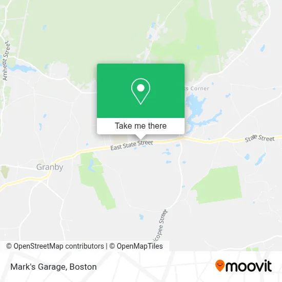 Mark's Garage map