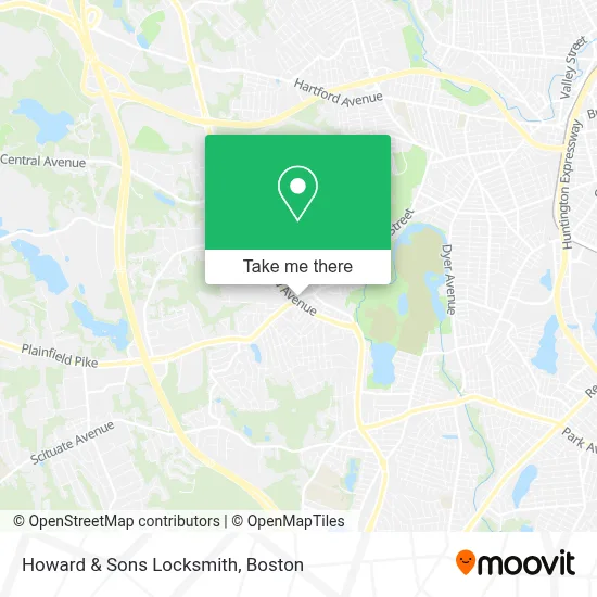 Howard & Sons Locksmith map