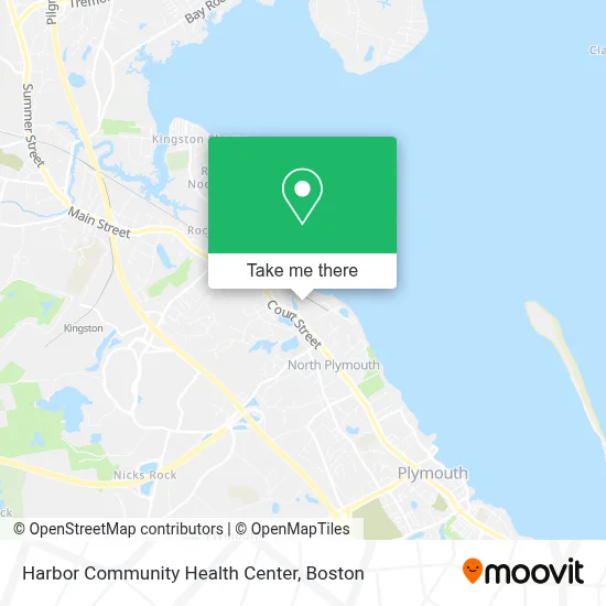 Harbor Community Health Center map