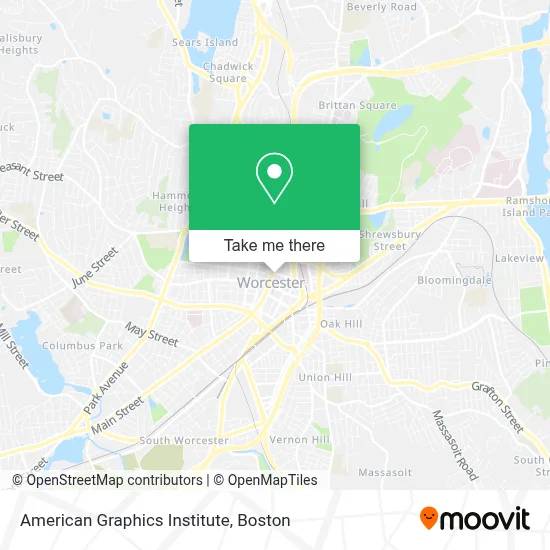 American Graphics Institute map