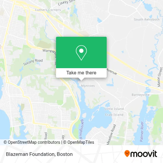 Blazeman Foundation map