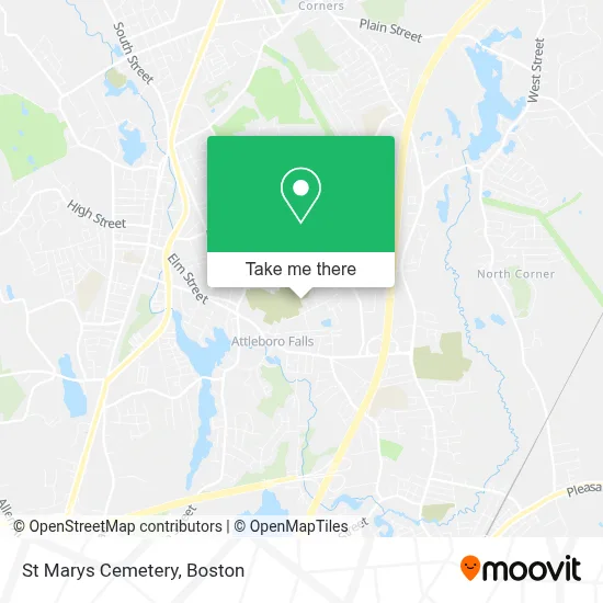 St Marys Cemetery map