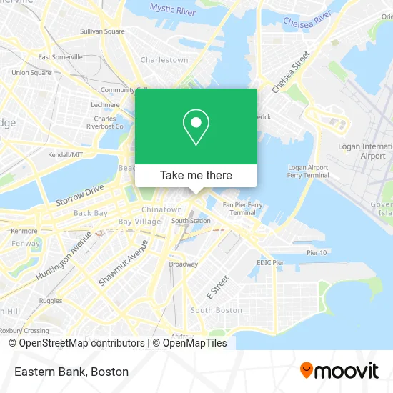 Eastern Bank map