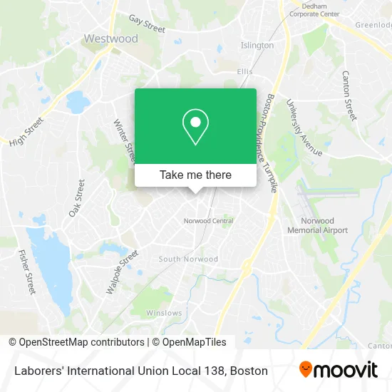 Laborers' International Union Local 138 map