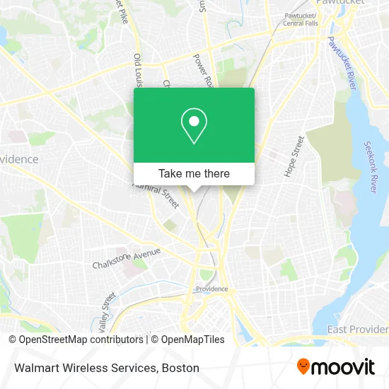 Walmart Wireless Services map