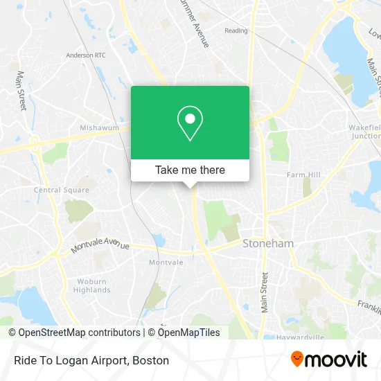 Ride To Logan Airport map