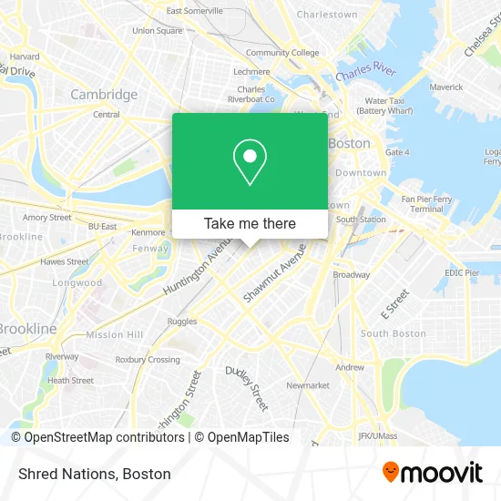 Shred Nations map