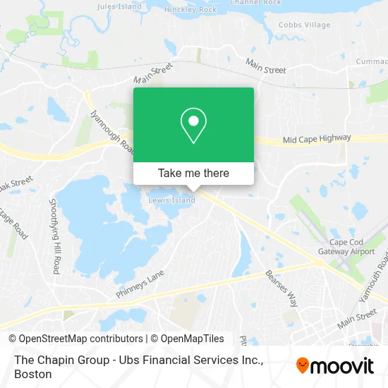 The Chapin Group - Ubs Financial Services Inc. map
