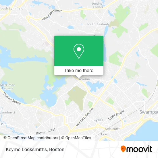 Keyme Locksmiths map