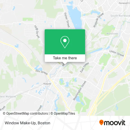 Window Make-Up map
