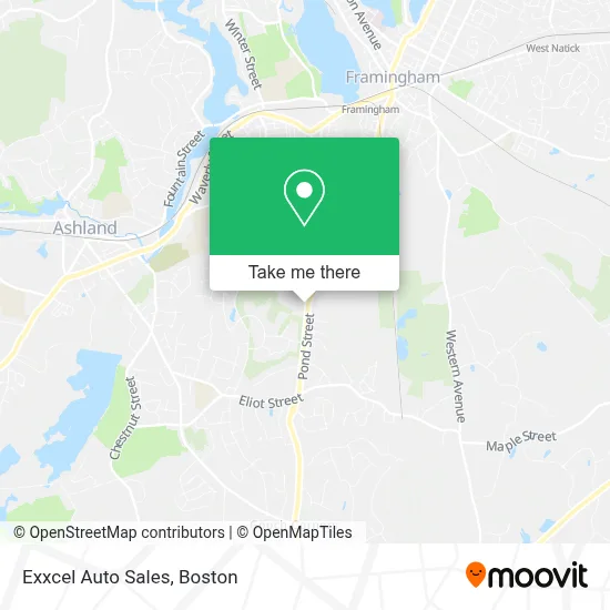 Exxcel Auto Sales map