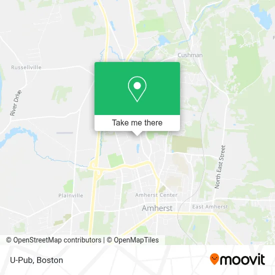 U-Pub map