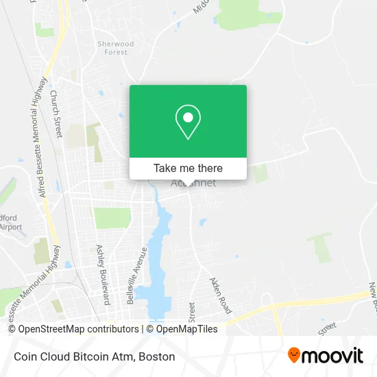 Coin Cloud Bitcoin Atm map