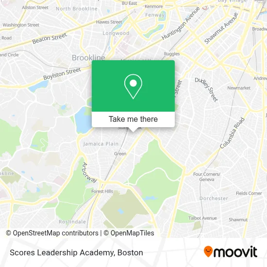 Scores Leadership Academy map