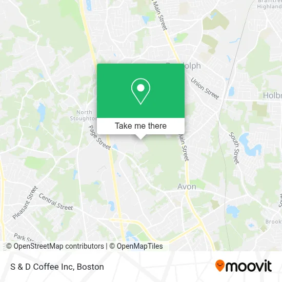 S & D Coffee Inc map