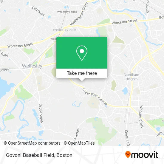 Govoni Baseball Field map
