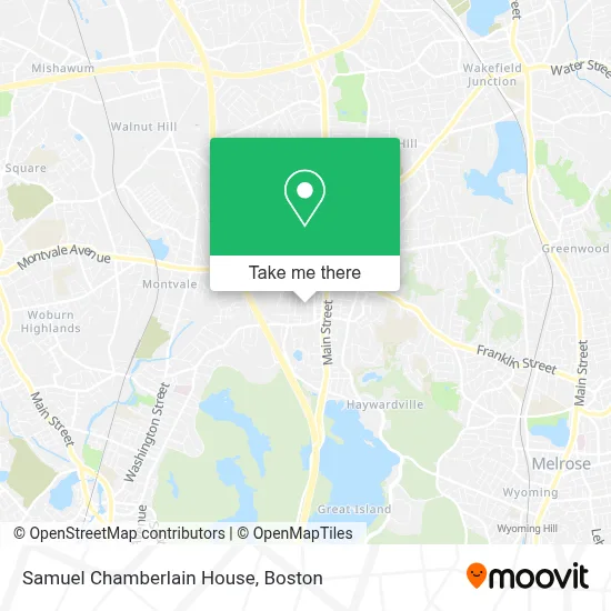 Samuel Chamberlain House map