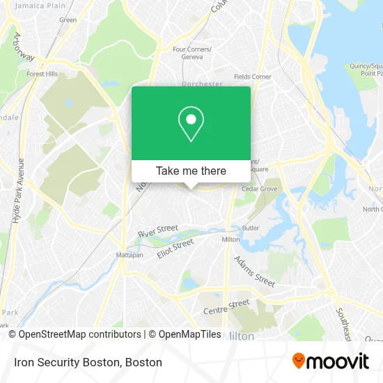 Iron Security Boston map