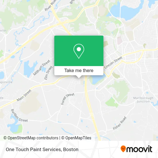 One Touch Paint Services map