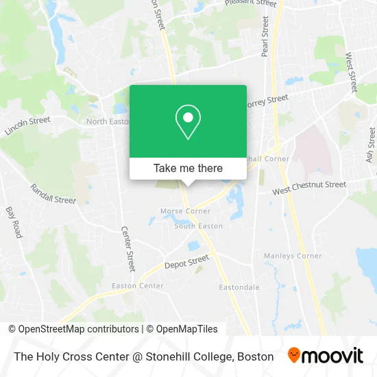 The Holy Cross Center @ Stonehill College map